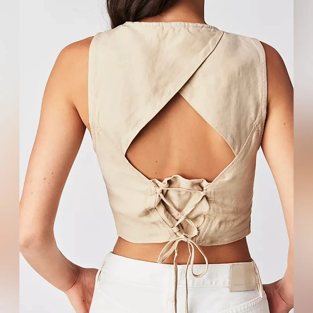 FREE PEOPLE Reisling Vest NWT - Picture 2 of 10